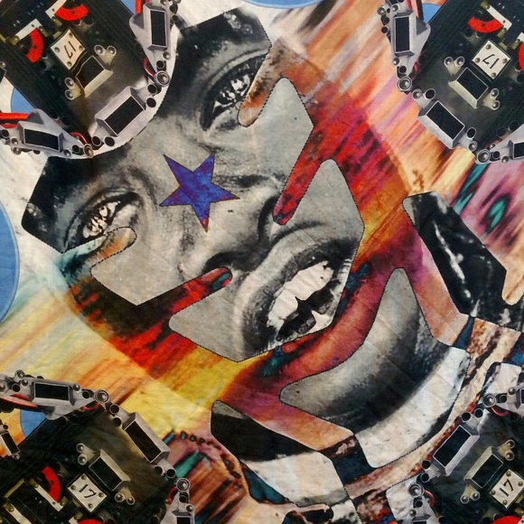 Givenchy Ricardo Tisci Tribal Robot Scarf, SS 2014